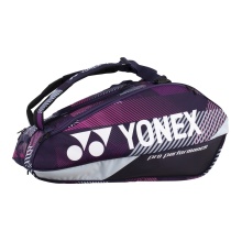 Yonex Racketbag Pro Racquet (Racket bag, 3 main compartments, Thermo compartment) 2024 violet 9-pack